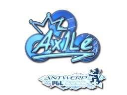 Sticker | Ax1Le (Holo) | Antwerp 2022 Sticker | Ax1Le (Holo) | Antwerp 2022