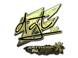 Sticker | dgt (Gold) | Antwerp 2022 Sticker | dgt (Gold) | Antwerp 2022