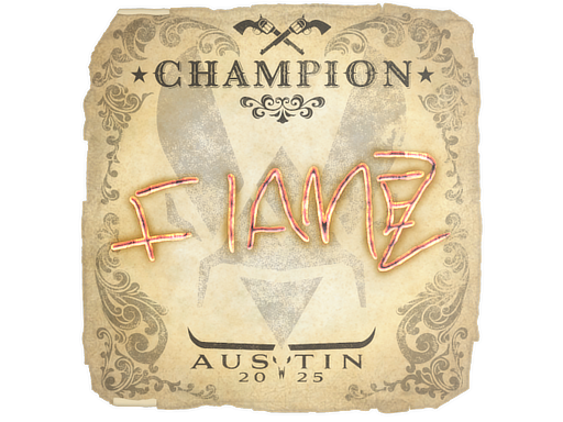 Sticker | FlameZ (Champion) | Austin 2025 Sticker | FlameZ (Champion) | Austin 2025