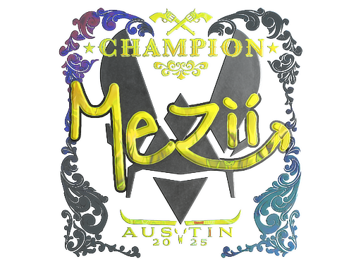 Sticker | mezii (Holo, Champion) | Austin 2025 Sticker | mezii (Holo, Champion) | Austin 2025