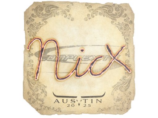 Sticker | nicx | Austin 2025 Sticker | nicx | Austin 2025
