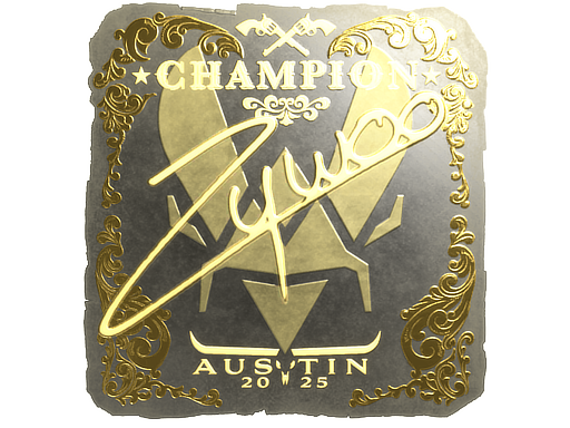 Sticker | ZywOo (Gold, Champion) | Austin 2025 Sticker | ZywOo (Gold, Champion) | Austin 2025