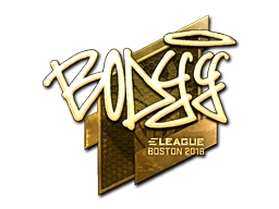 Sticker | bodyy (Gold) | Boston 2018 Sticker | bodyy (Gold) | Boston 2018