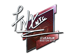 Sticker | fnx (Foil) | Boston 2018 Sticker | fnx (Foil) | Boston 2018