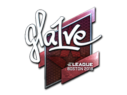 Sticker | gla1ve (Foil) | Boston 2018 Sticker | gla1ve (Foil) | Boston 2018