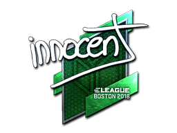 Sticker | innocent (Foil) | Boston 2018 Sticker | innocent (Foil) | Boston 2018