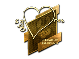 Sticker | seang@res (Gold) | Boston 2018 Sticker | seang@res (Gold) | Boston 2018
