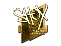 Sticker | shox (Gold) | Boston 2018 Sticker | shox (Gold) | Boston 2018