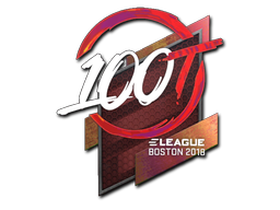 Sticker | 100 Thieves (Holo) | Boston 2018 Sticker | 100 Thieves (Holo) | Boston 2018