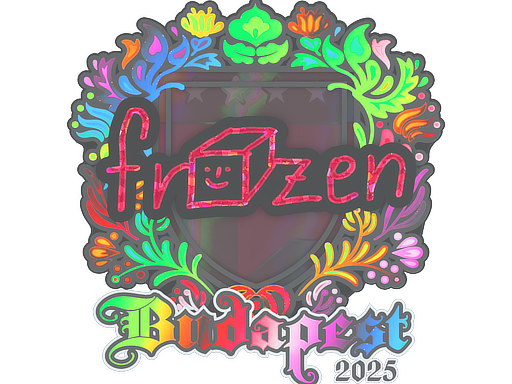 Sticker | frozen (Holo) | Budapest 2025 Sticker | frozen (Holo) | Budapest 2025