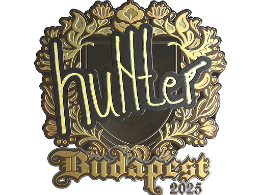 Sticker | huNter- (Gold) | Budapest 2025 Sticker | huNter- (Gold) | Budapest 2025