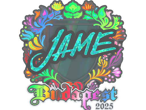 Sticker | Jame (Holo) | Budapest 2025 Sticker | Jame (Holo) | Budapest 2025