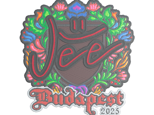 Sticker | Jee (Embroidered) | Budapest 2025 Sticker | Jee (Embroidered) | Budapest 2025