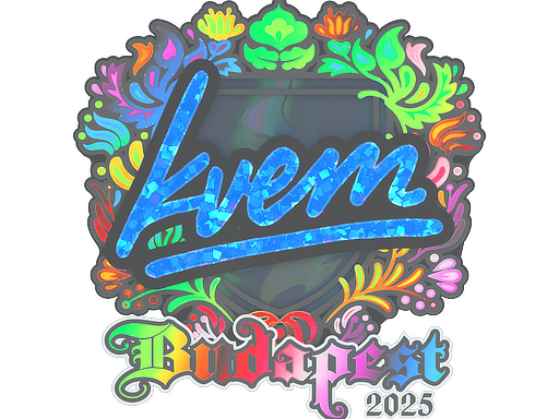Sticker | Kvem (Holo) | Budapest 2025 Sticker | Kvem (Holo) | Budapest 2025