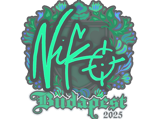 Sticker | NiKo | Budapest 2025 Sticker | NiKo | Budapest 2025
