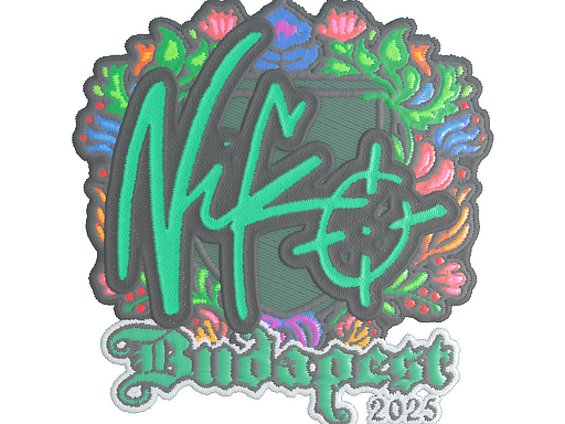 Sticker | NiKo (Embroidered) | Budapest 2025 Sticker | NiKo (Embroidered) | Budapest 2025