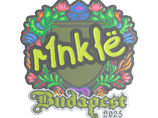 Sticker | r1nkle (Embroidered) | Budapest 2025 Sticker | r1nkle (Embroidered) | Budapest 2025