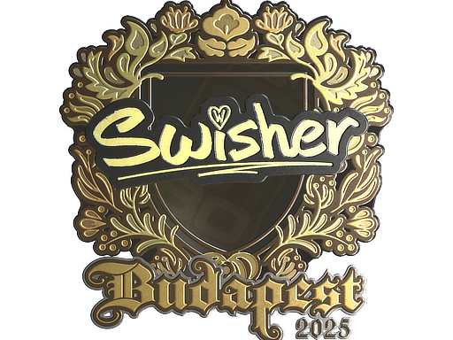 Sticker | Swisher (Gold) | Budapest 2025 Sticker | Swisher (Gold) | Budapest 2025