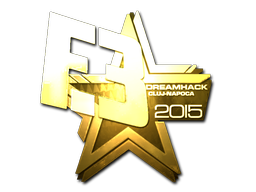 Sticker | Flipsid3 Tactics (Gold) | Cluj-Napoca 2015 Sticker | Flipsid3 Tactics (Gold) | Cluj-Napoca 2015