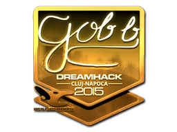Sticker | gob b (Gold) | Cluj-Napoca 2015 Sticker | gob b (Gold) | Cluj-Napoca 2015