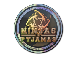 Sticker | Ninjas in Pyjamas (Holo) | Cologne 2014 Sticker | Ninjas in Pyjamas (Holo) | Cologne 2014
