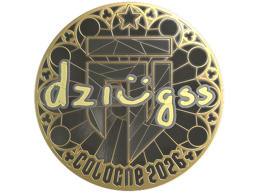 Sticker | dziugss (Gold) | Cologne 2026 Sticker | dziugss (Gold) | Cologne 2026
