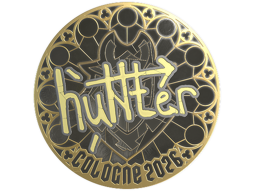 Sticker | huNter- (Gold) | Cologne 2026 Sticker | huNter- (Gold) | Cologne 2026