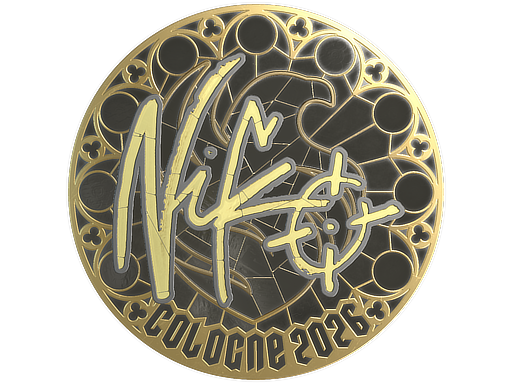 Sticker | NiKo (Gold) | Cologne 2026 Sticker | NiKo (Gold) | Cologne 2026