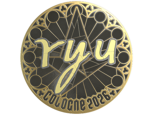Sticker | ryu (Gold) | Cologne 2026 Sticker | ryu (Gold) | Cologne 2026