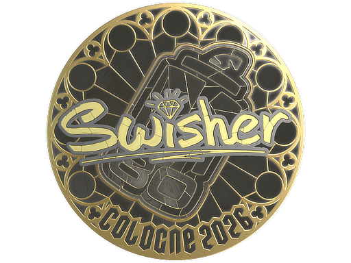 Sticker | Swisher (Gold) | Cologne 2026 Sticker | Swisher (Gold) | Cologne 2026