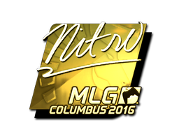 Sticker | nitr0 (Gold) | MLG Columbus 2016 Sticker | nitr0 (Gold) | MLG Columbus 2016