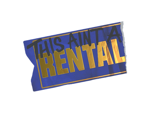 Sticker | Ain't A Rental (Foil) Sticker | Ain't A Rental (Foil)