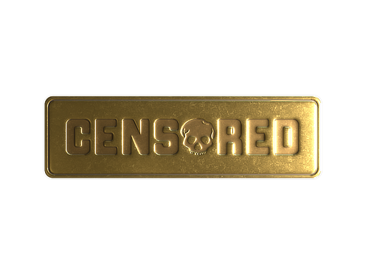 Sticker | Censored (Foil) Sticker | Censored (Foil)