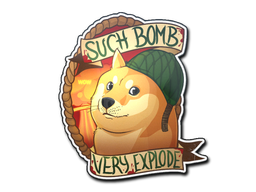 Sticker | Bomb Doge Sticker | Bomb Doge