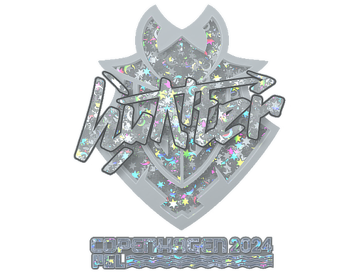 Sticker | huNter- (Glitter) | Copenhagen 2024 Sticker | huNter- (Glitter) | Copenhagen 2024