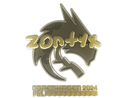 Sticker | zont1x (Gold) | Copenhagen 2024 Sticker | zont1x (Gold) | Copenhagen 2024