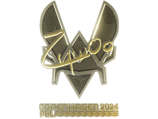 Sticker | ZywOo (Gold) | Copenhagen 2024 Sticker | ZywOo (Gold) | Copenhagen 2024