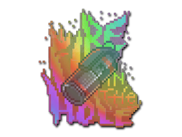 Sticker | Fire in the Hole (Holo) Sticker | Fire in the Hole (Holo)