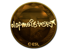 Sticker | olofmeister (Gold) | Katowice 2019 Sticker | olofmeister (Gold) | Katowice 2019