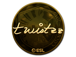 Sticker | Twistzz (Gold) | Katowice 2019 Sticker | Twistzz (Gold) | Katowice 2019