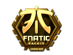 Sticker | Fnatic (Gold) | London 2018 Sticker | Fnatic (Gold) | London 2018