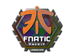 Sticker | Fnatic (Holo) | London 2018 Sticker | Fnatic (Holo) | London 2018