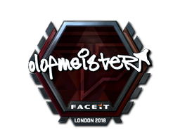Sticker | olofmeister (Foil) | London 2018 Sticker | olofmeister (Foil) | London 2018