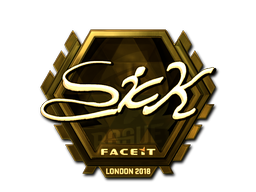 Sticker | SicK (Gold) | London 2018 Sticker | SicK (Gold) | London 2018