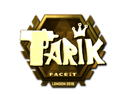 Sticker | tarik (Gold) | London 2018 Sticker | tarik (Gold) | London 2018