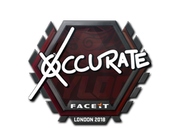 Sticker | xccurate | London 2018 Sticker | xccurate | London 2018