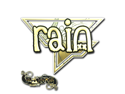 Sticker | rain (Gold) | Paris 2023 Sticker | rain (Gold) | Paris 2023