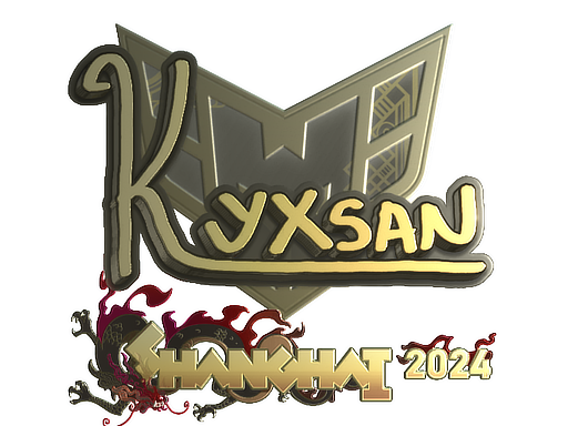 Sticker | kyxsan (Gold) | Shanghai 2024 Sticker | kyxsan (Gold) | Shanghai 2024