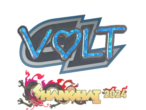 Sticker | volt (Glitter) | Shanghai 2024 Sticker | volt (Glitter) | Shanghai 2024